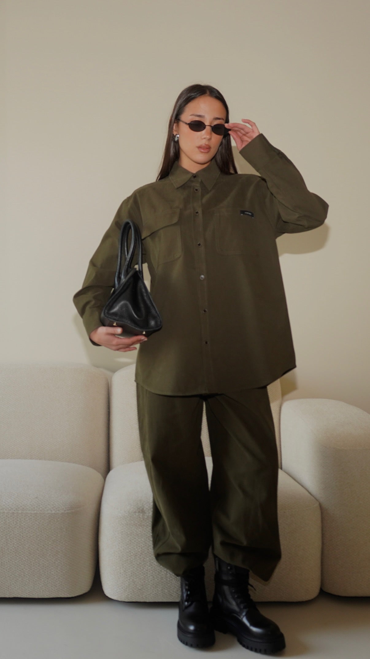 CAMICIA CON TASCHE LUMINA