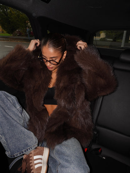 ECOPELLICCIA CON CAPPUCCIO