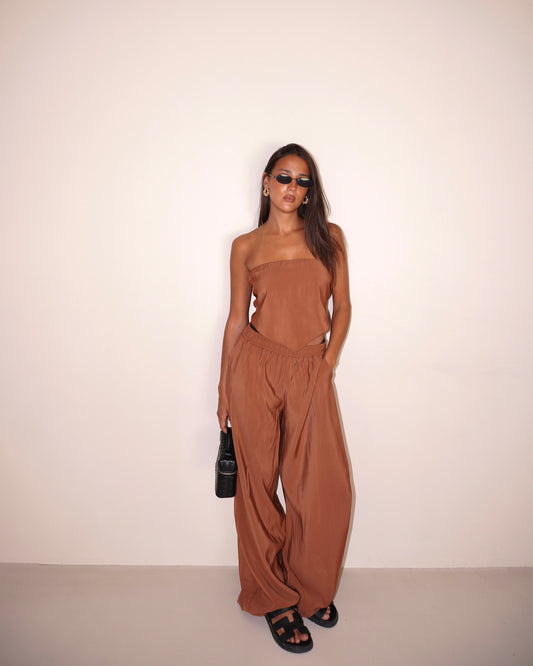 COORDINATO TOP E PANTALONE MORBIDO