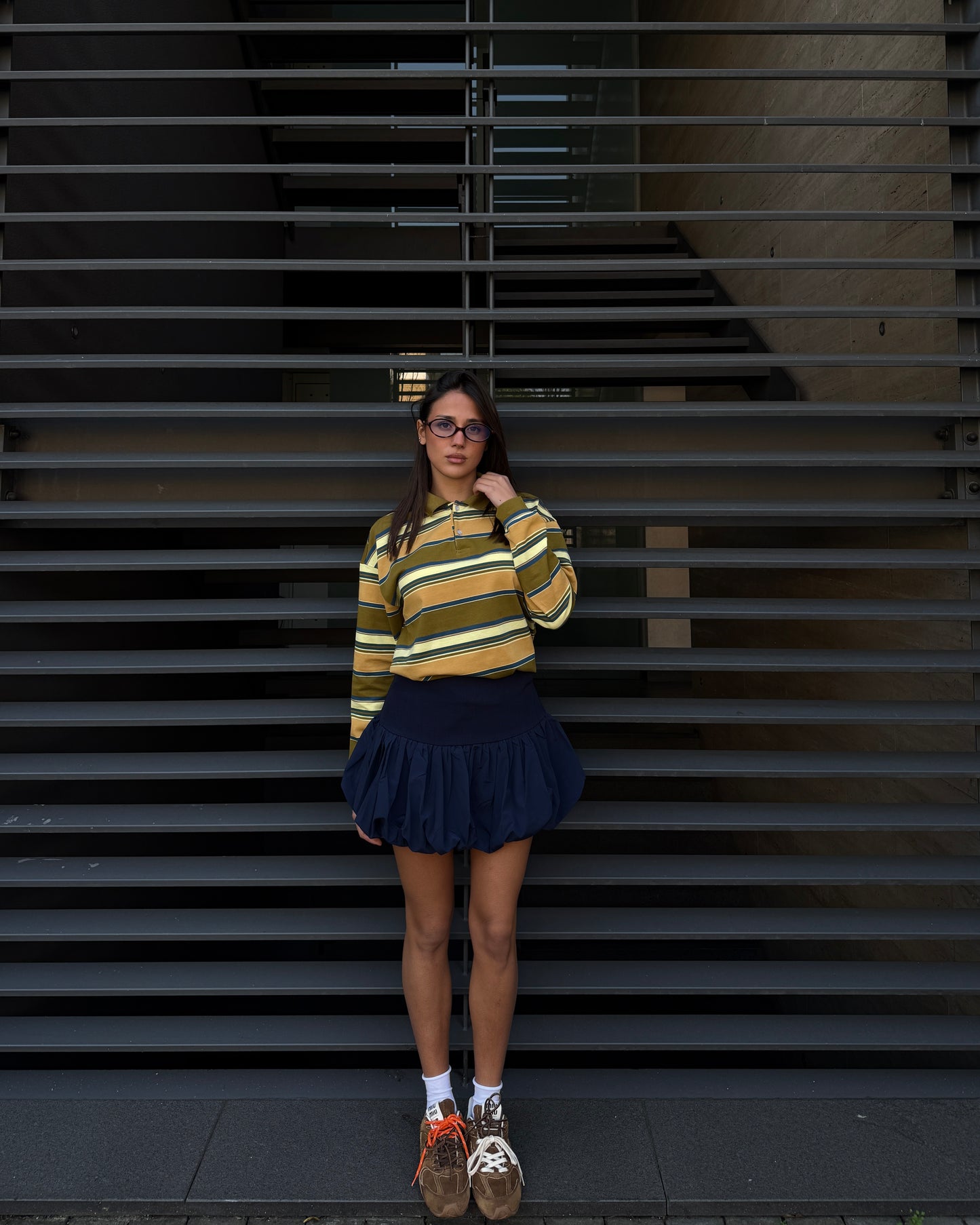 POLO OVERSIZE A RIGHE