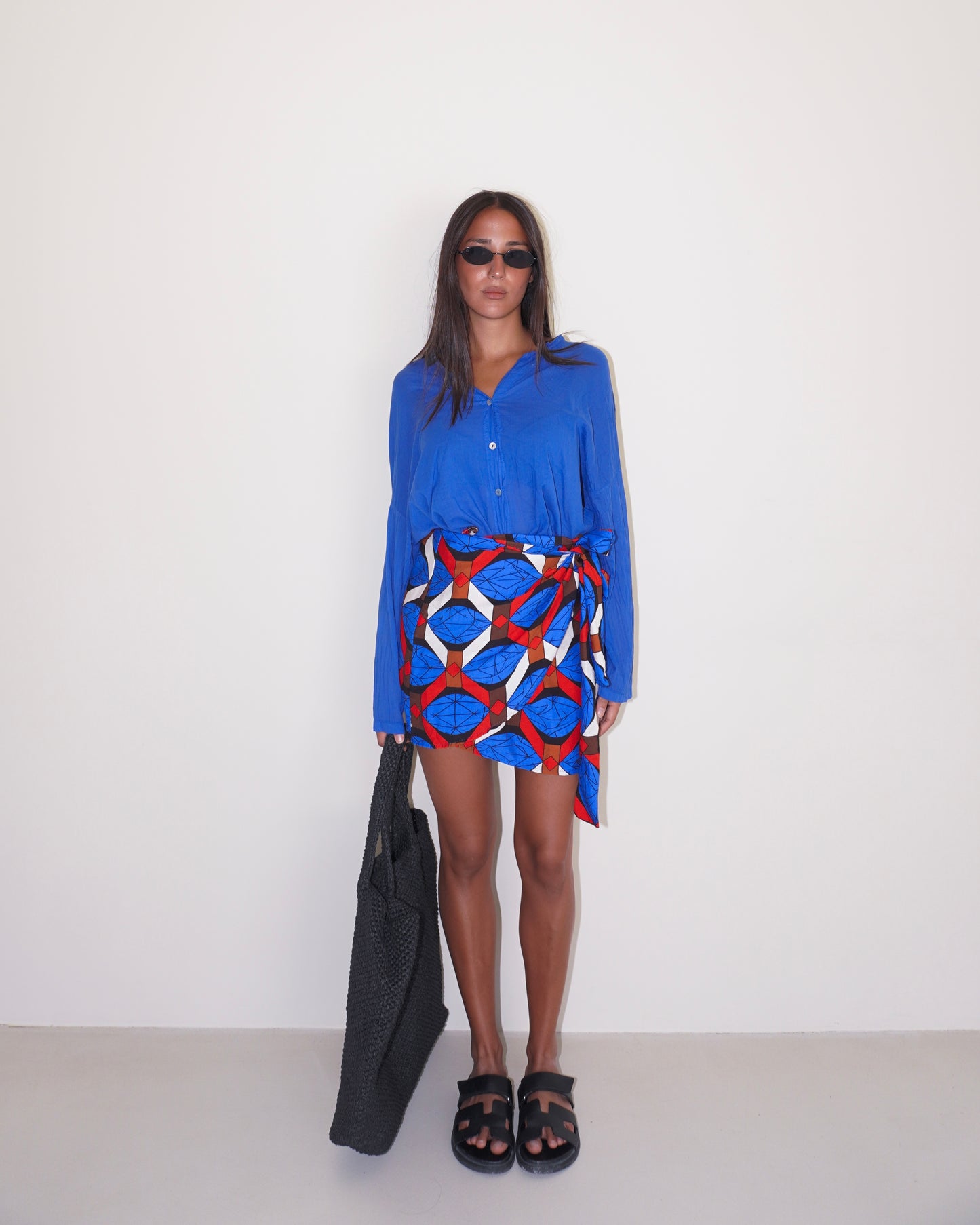 COORDINATO CAMICIA E PAREO CON FANTASIA