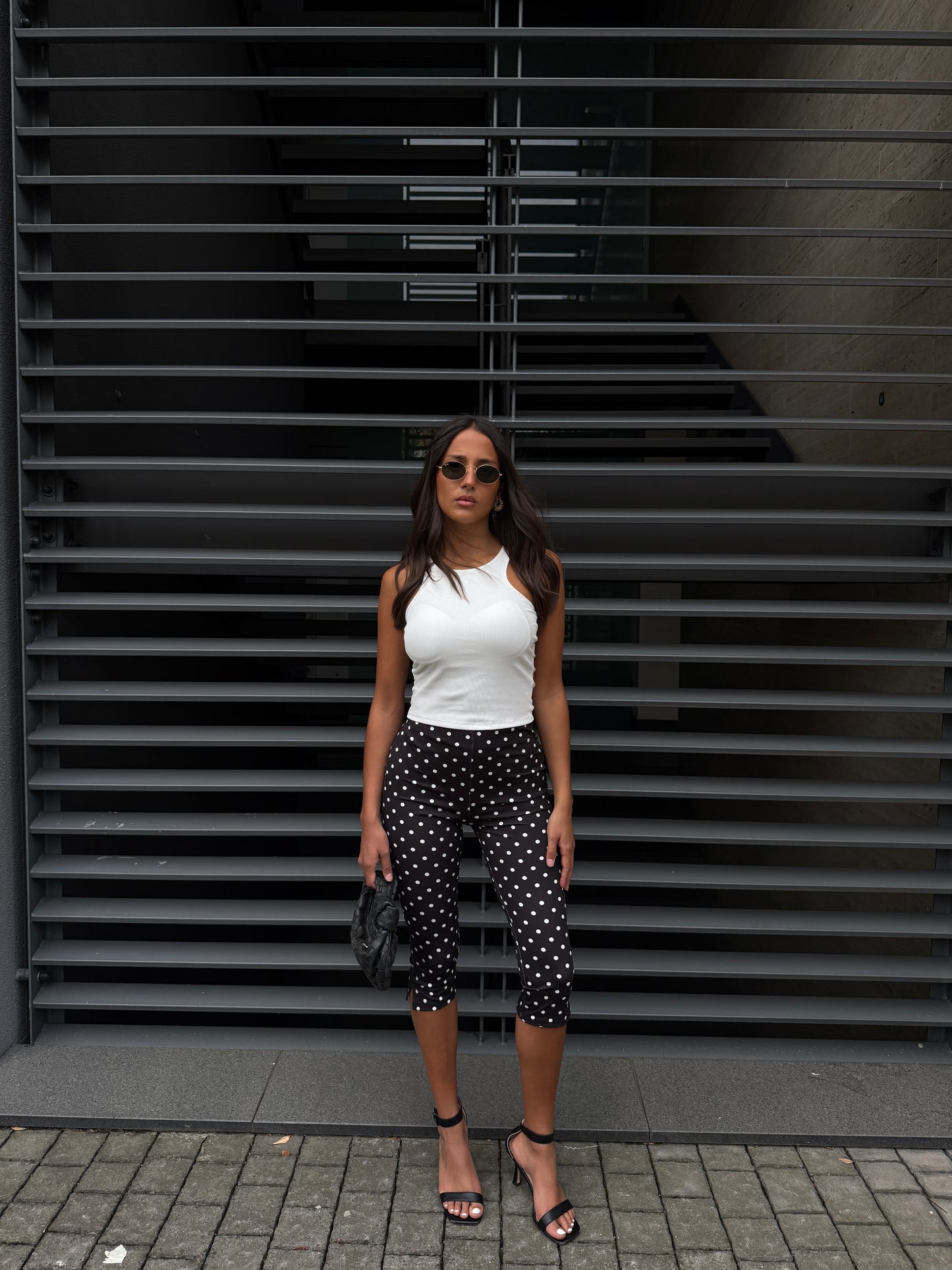 LEGGINGS CAPRI A POIS
