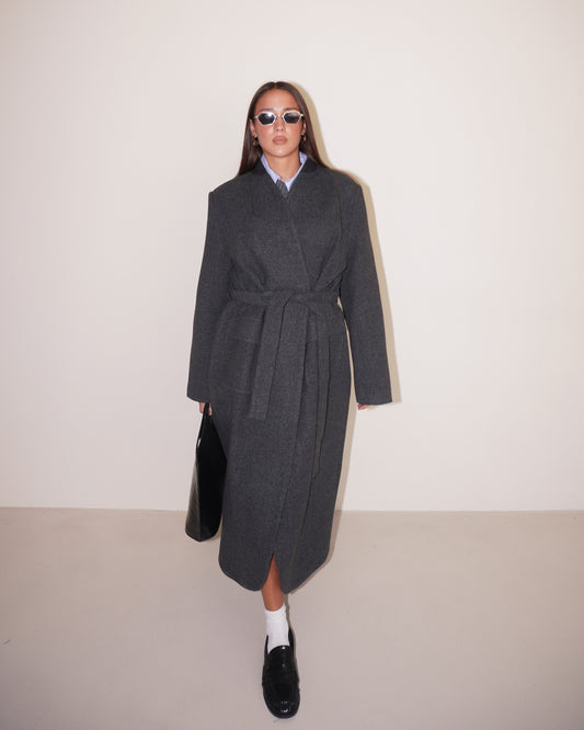CAPPOTTO CON CINTURA LUMINA