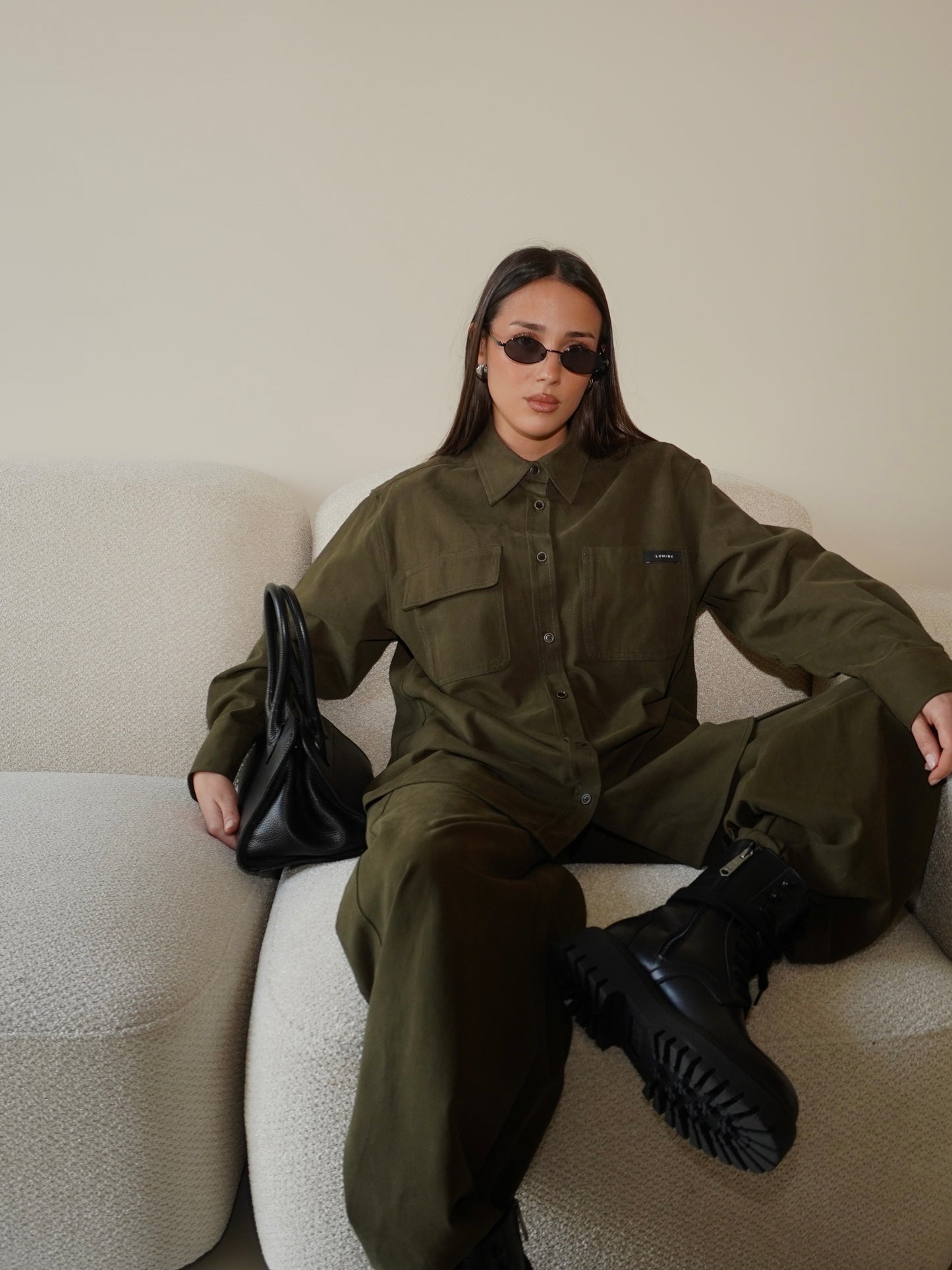 CAMICIA CON TASCHE LUMINA