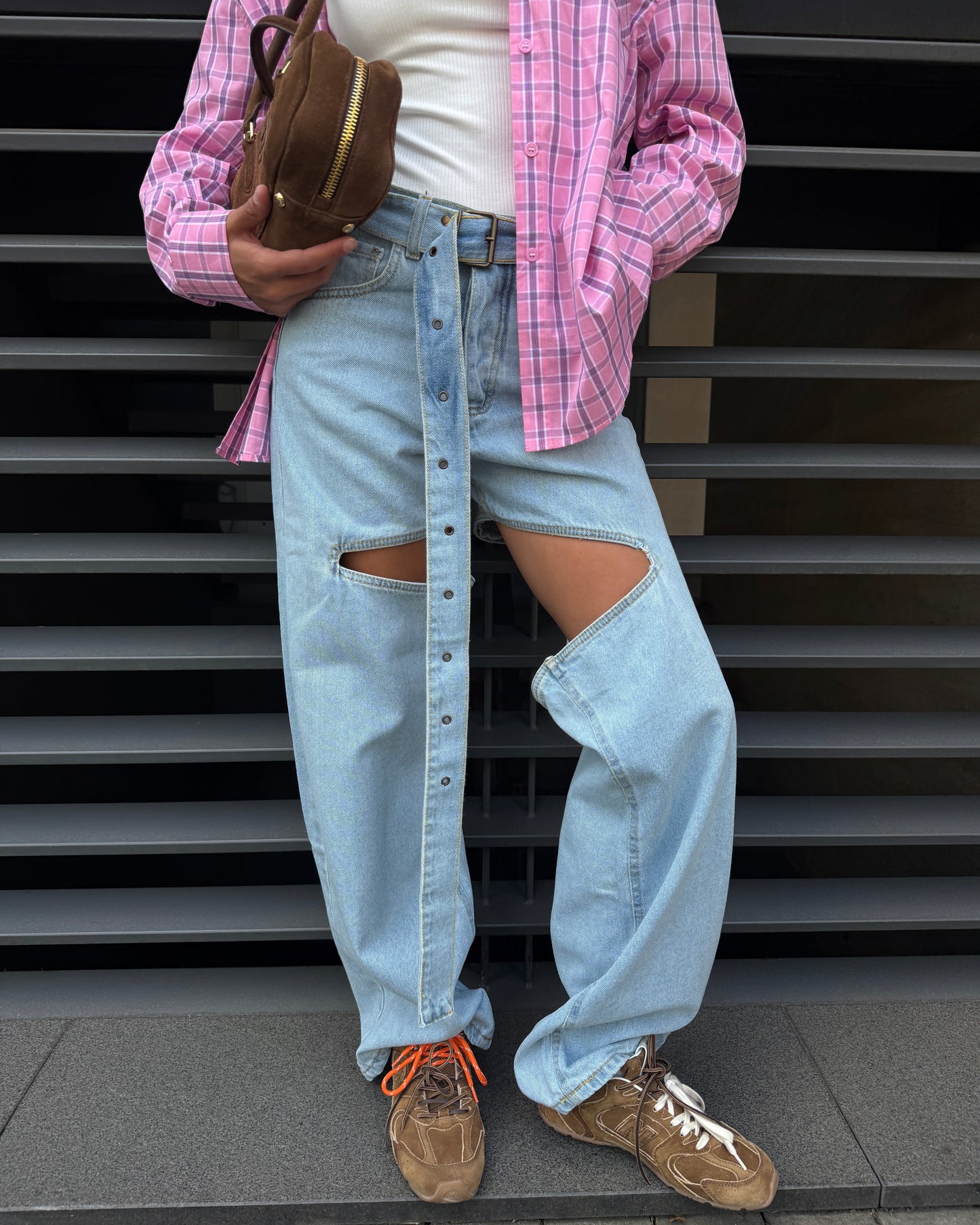 JEANS WIDE CUT OUT