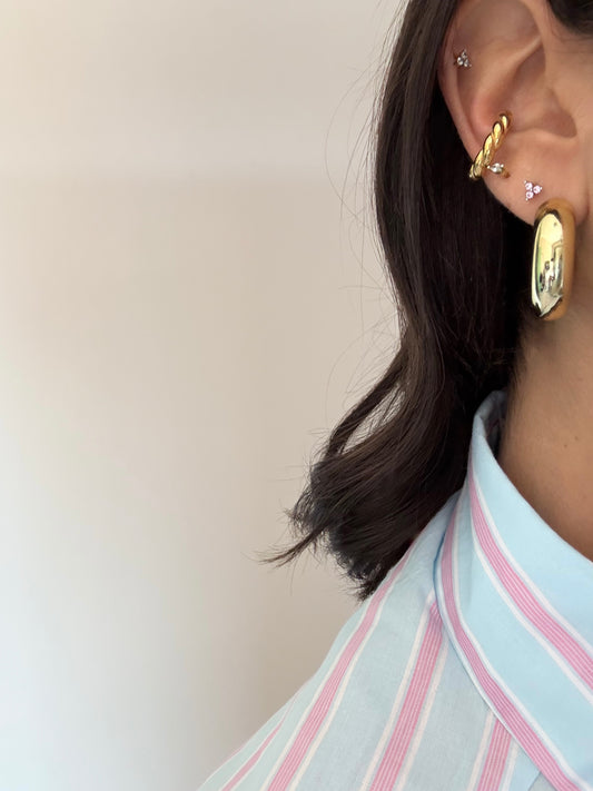 EAR CUFF INTRECCIATO