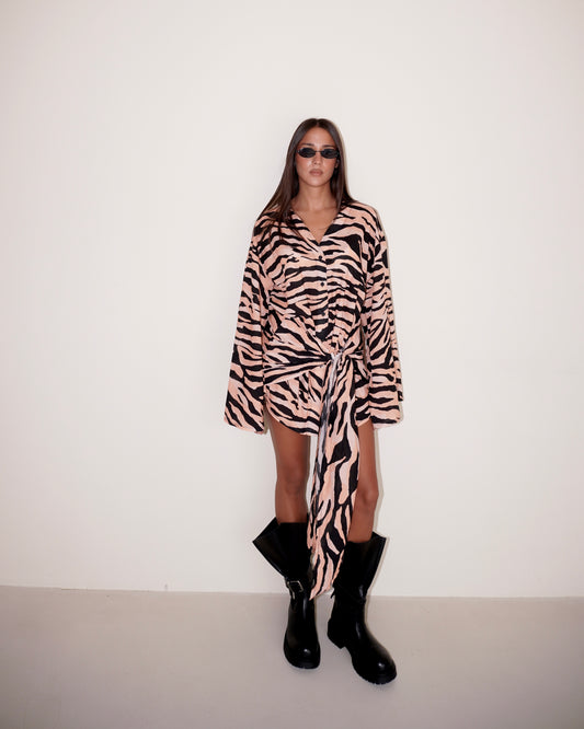 ABITO KIMONO ANIMALIER