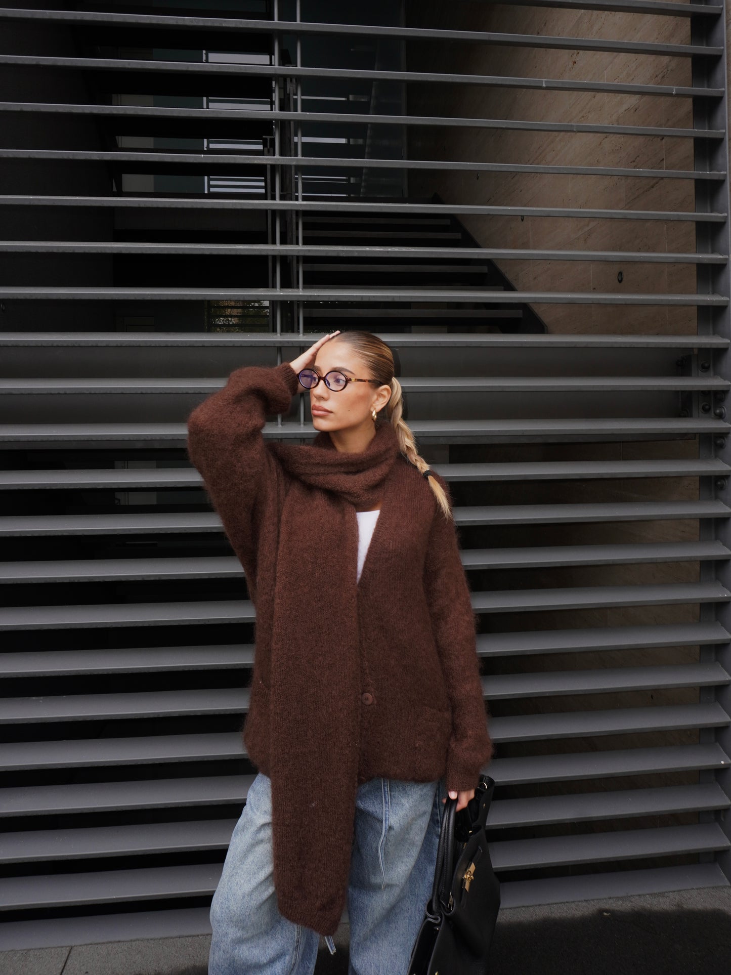 CARDIGAN CON SCIARPA LUMINA