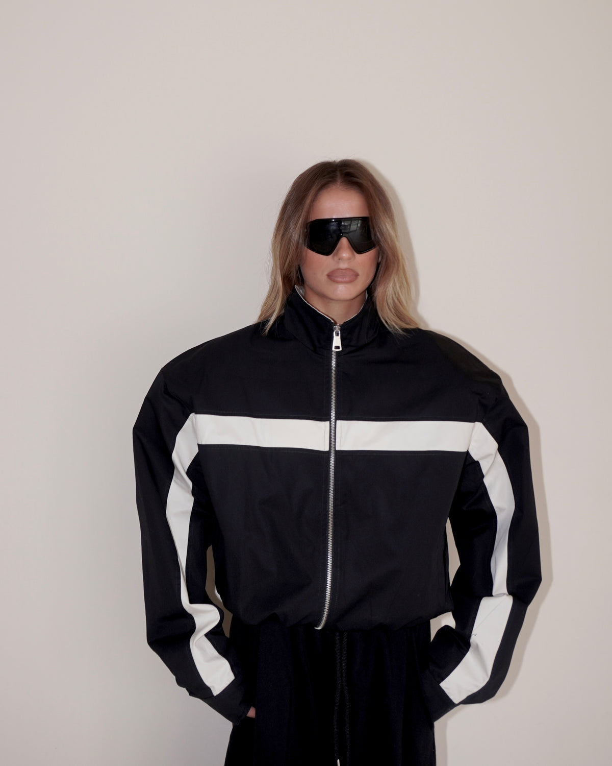 GIACCA BOMBER BICOLOR