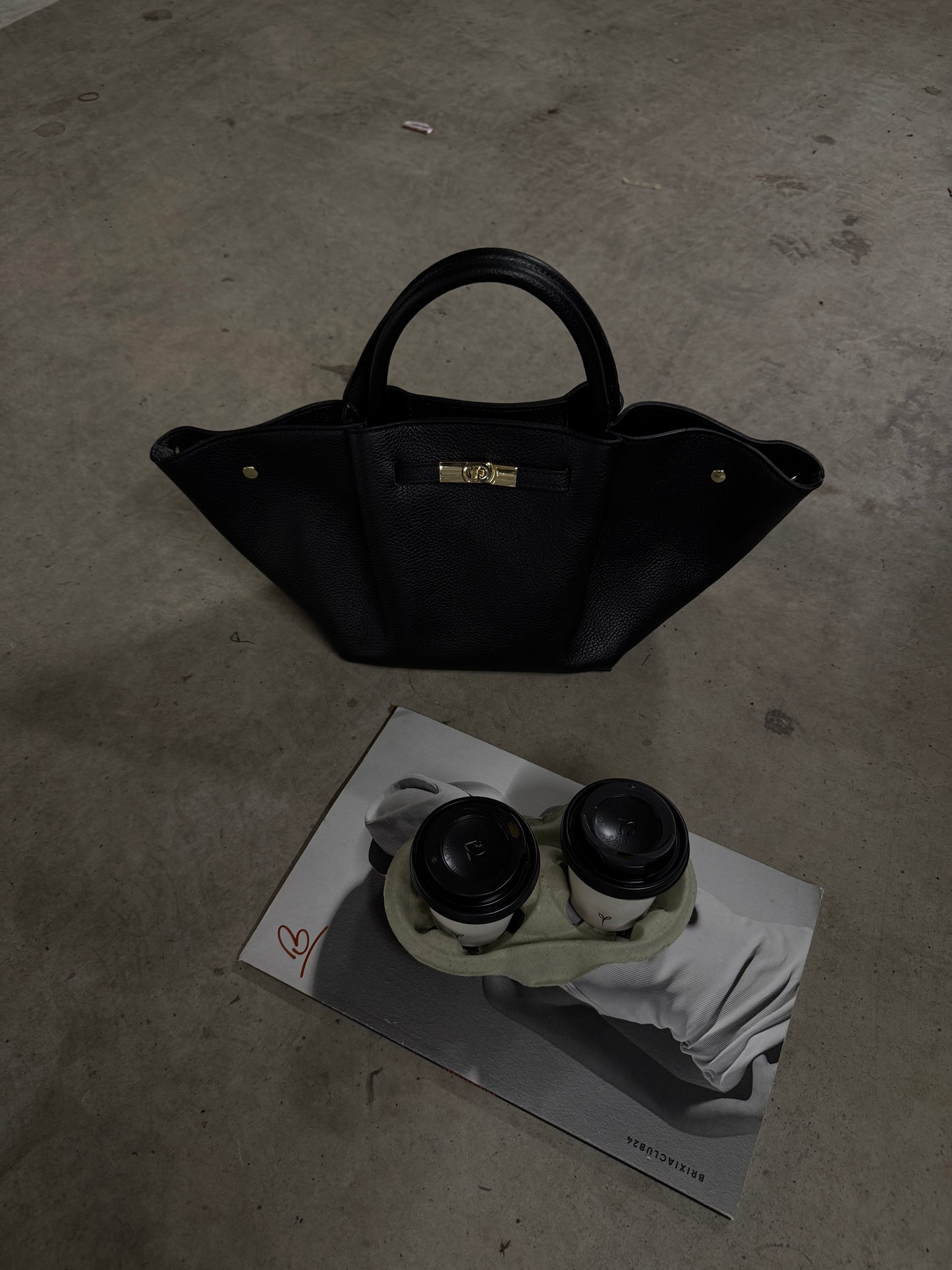 BORSA TOTE SHOPPING VERA PELLE