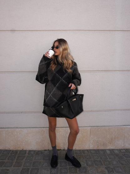 COMPLETO ROMBI IN MAGLIA