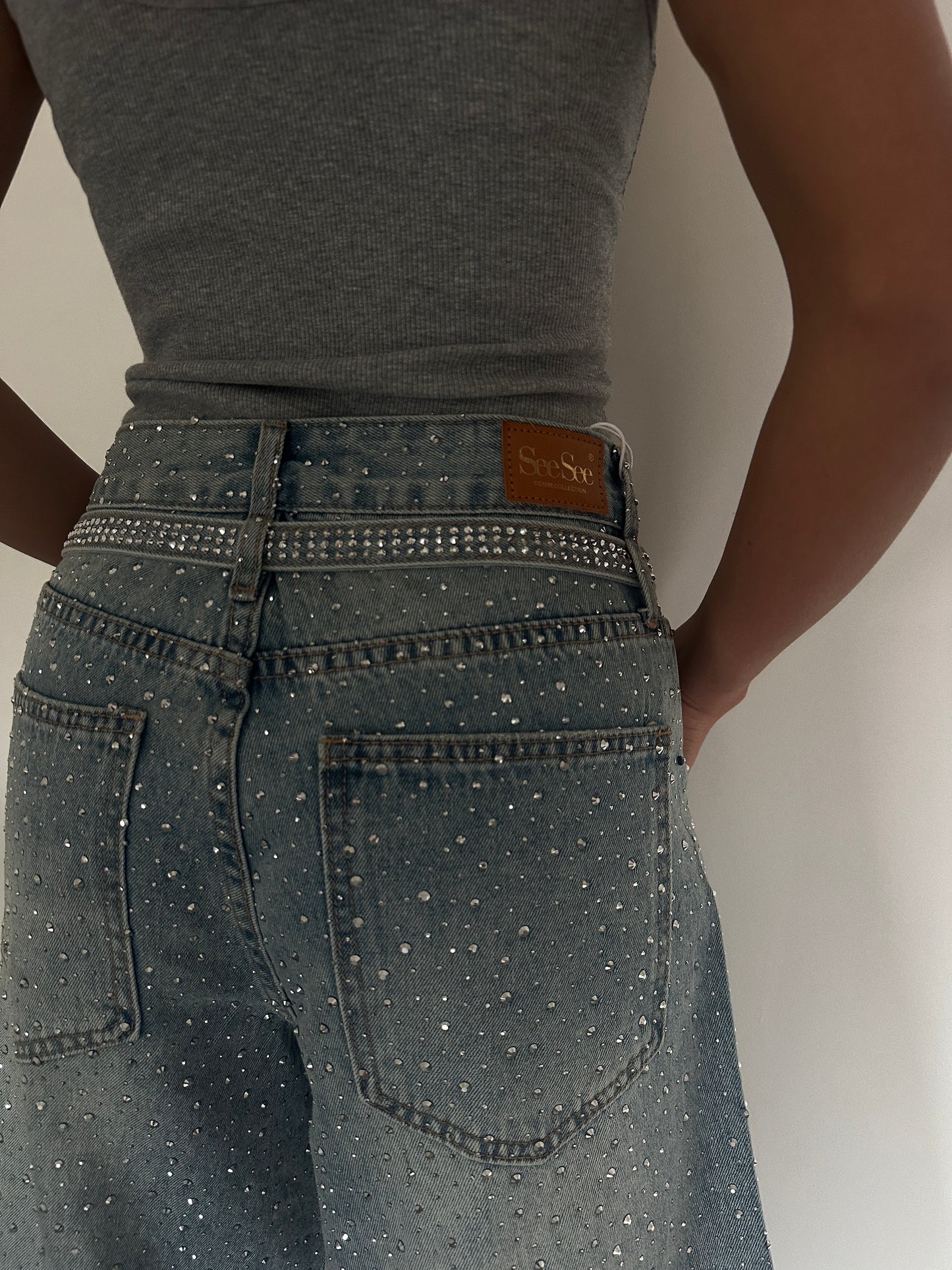 BERMUDA STRASS CON LACCIO