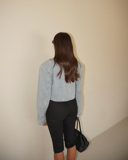 GIACCA IN DENIM CON BOTTONI
