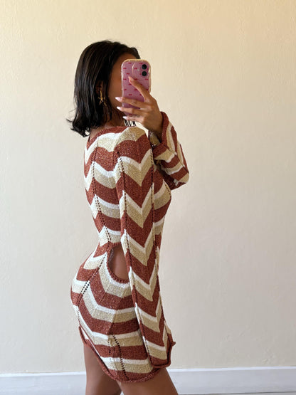 ABITO CUT OUT IN LUREX