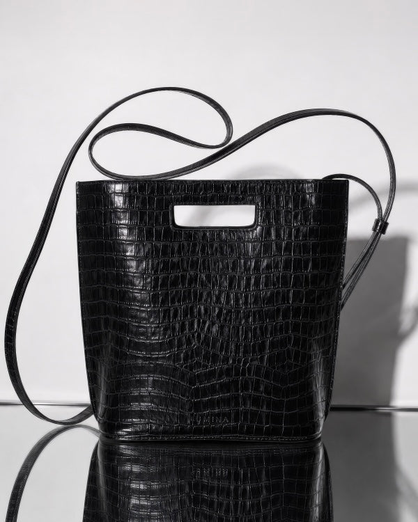 BORSA SHOPPER IN PELLE DI VITELLO LUMINA