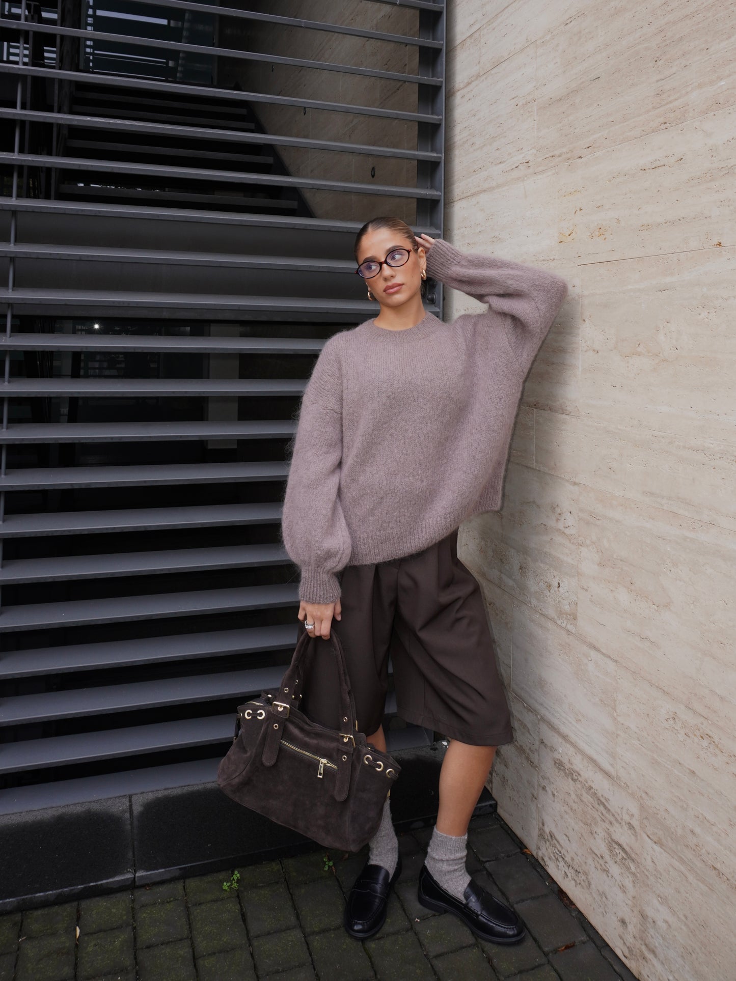 MAGLIONE GIROCOLLO MOHAIR