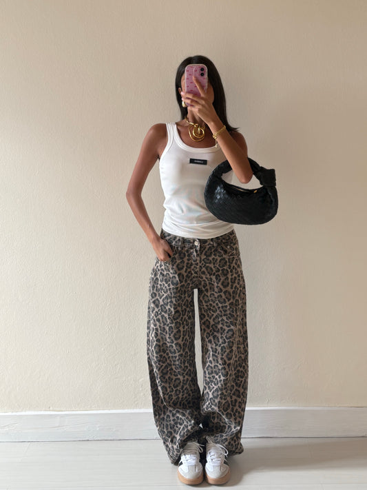 JEANS LEOPARD