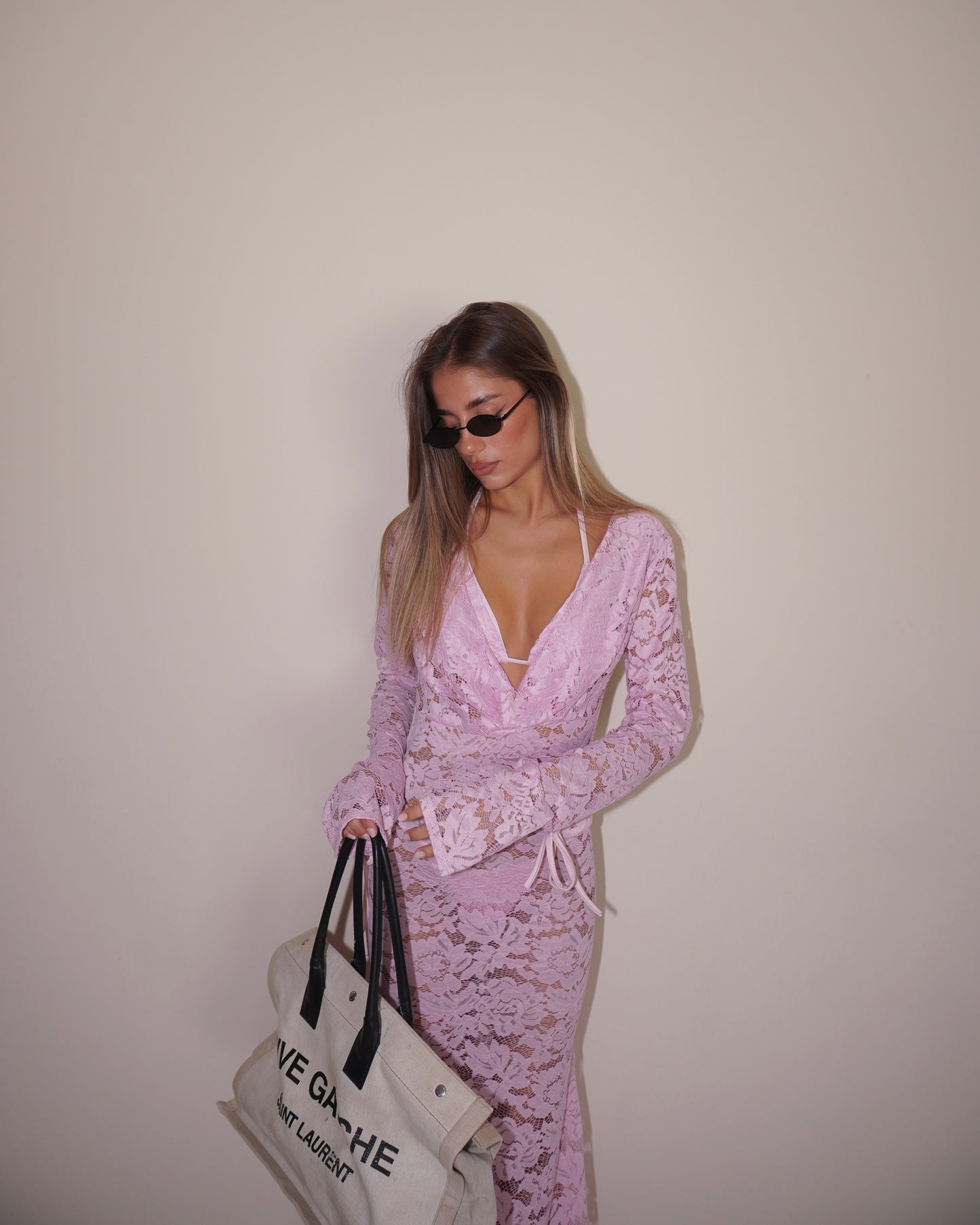 COMPLETO ABITO E BIKINI IN PIZZO