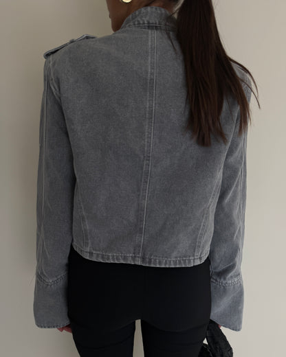 GIACCA IN DENIM CON BOTTONI