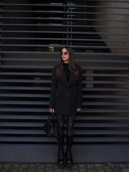 COLLANT IN PIZZO FELPATO