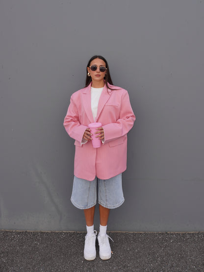 BLAZER GESSATO ROSA