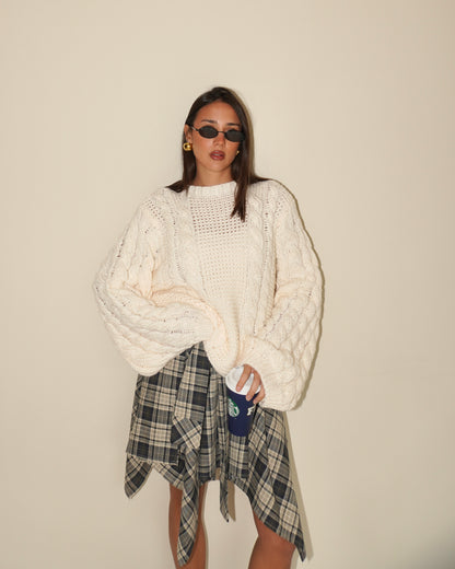 MAGLIONE INTRECCIATO