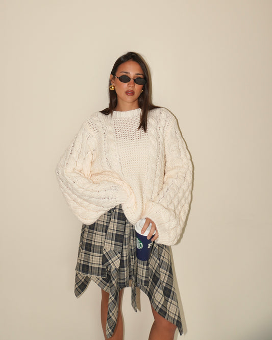 MAGLIONE INTRECCIATO