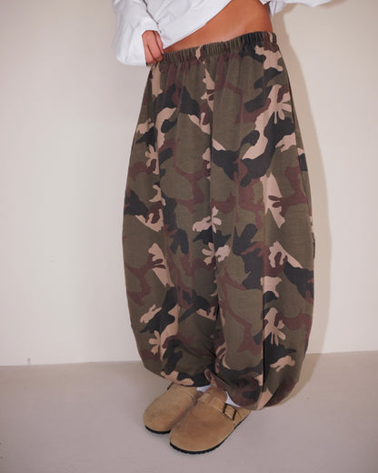 PANTALONI TUTA BALLOON MILITARI