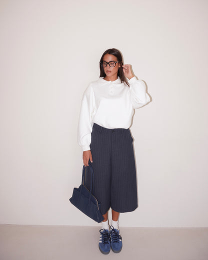 POLO CON SPALLINE IMBOTTITE