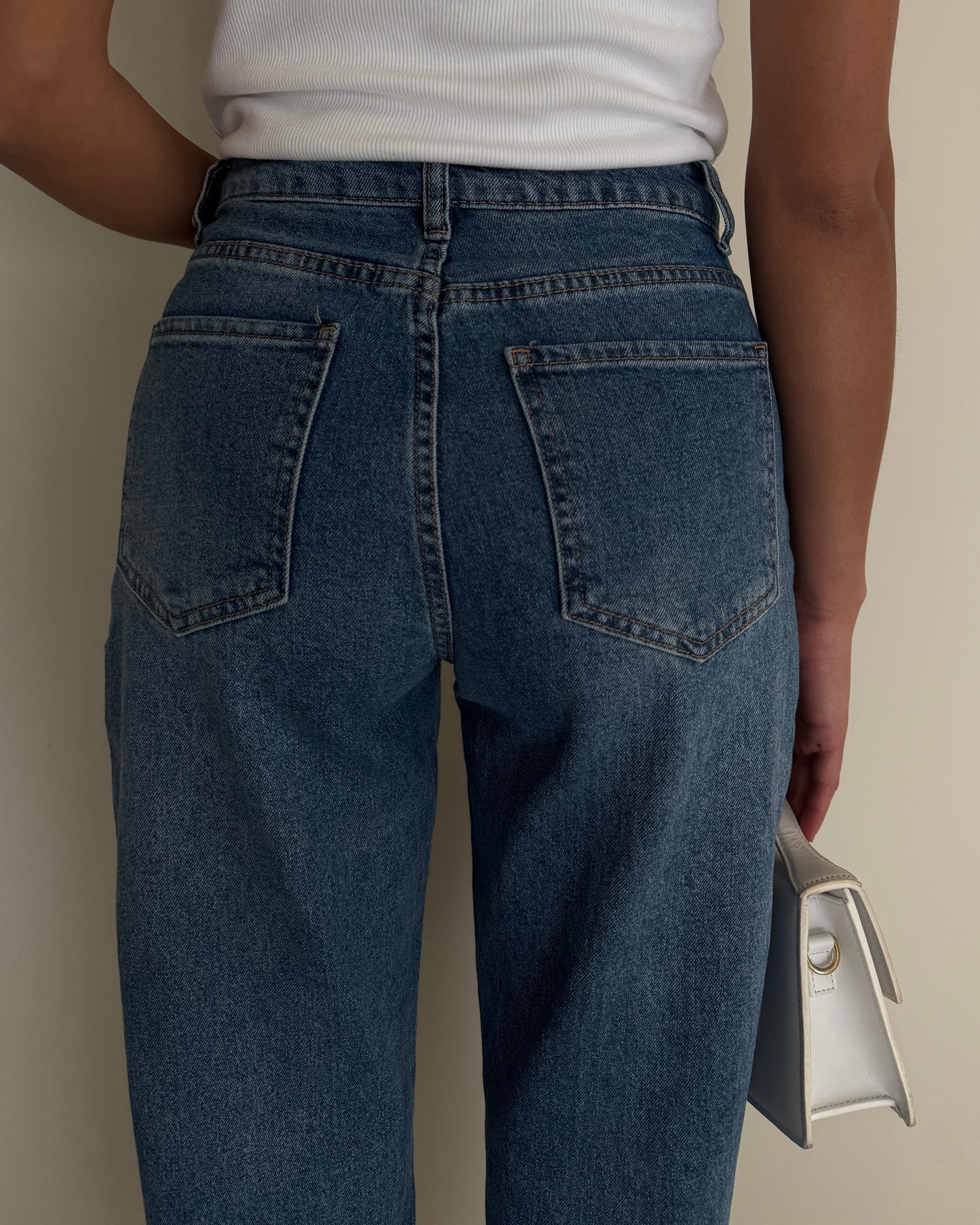 JEANS MOM FIT DENIM