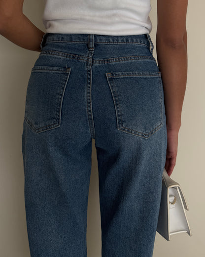 JEANS MOM FIT DENIM