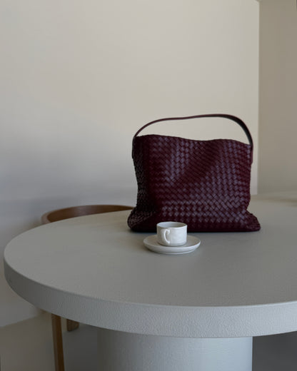 BORSA SHOPPER INTRECCIATA