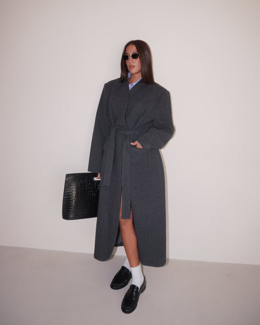 CAPPOTTO CON CINTURA LUMINA