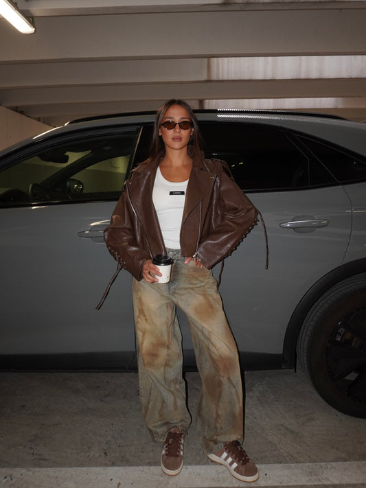 JEANS BAGGY EFFETTO SLAVATO