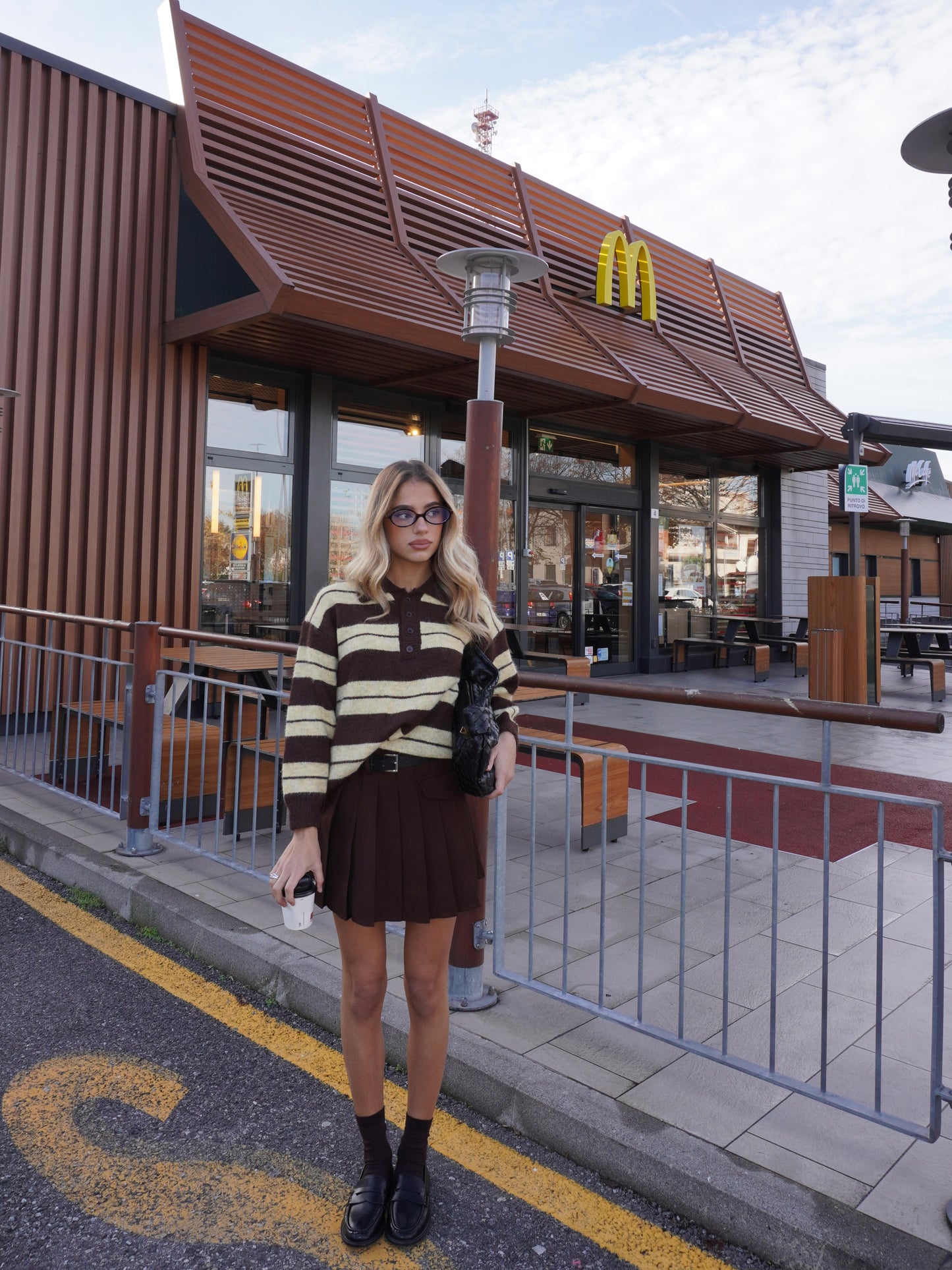 MAGLIONE POLO A RIGHE