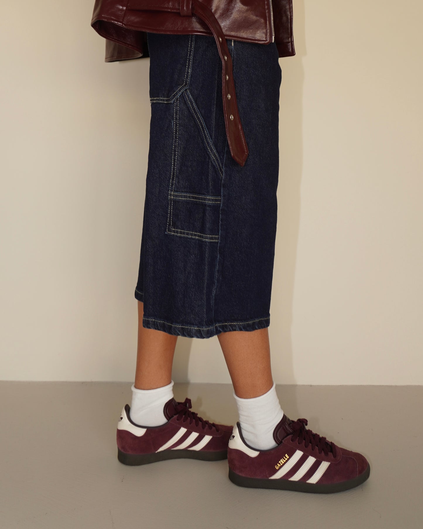 BERMUDA IN DENIM CARPENTER