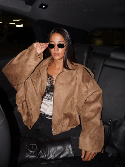 GIACCA BOMBER CON ZIP