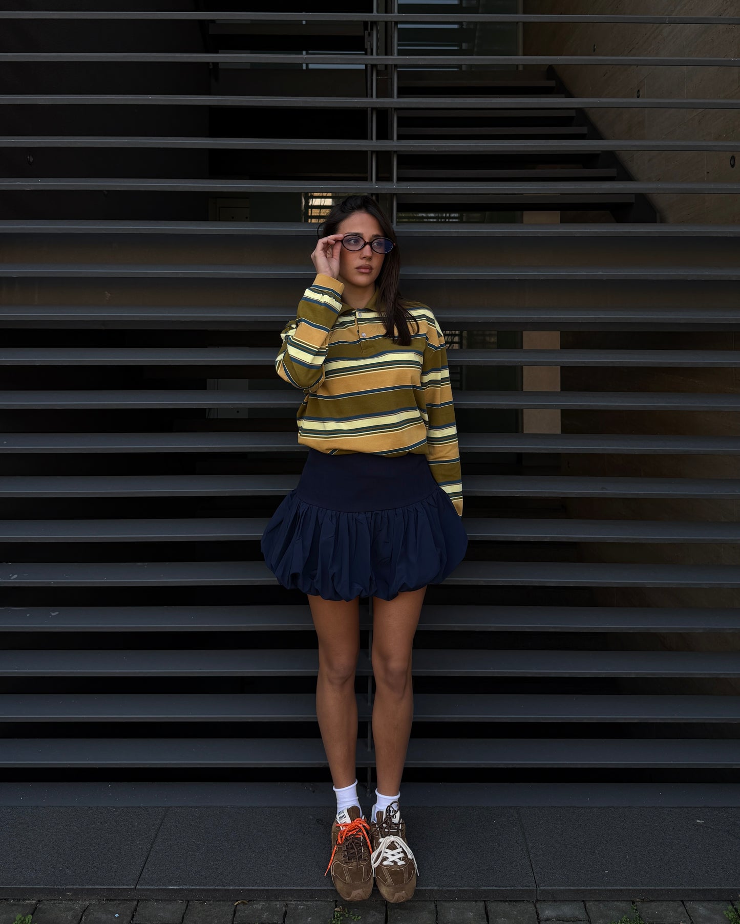 POLO OVERSIZE A RIGHE