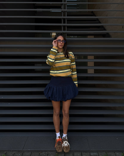 POLO OVERSIZE A RIGHE