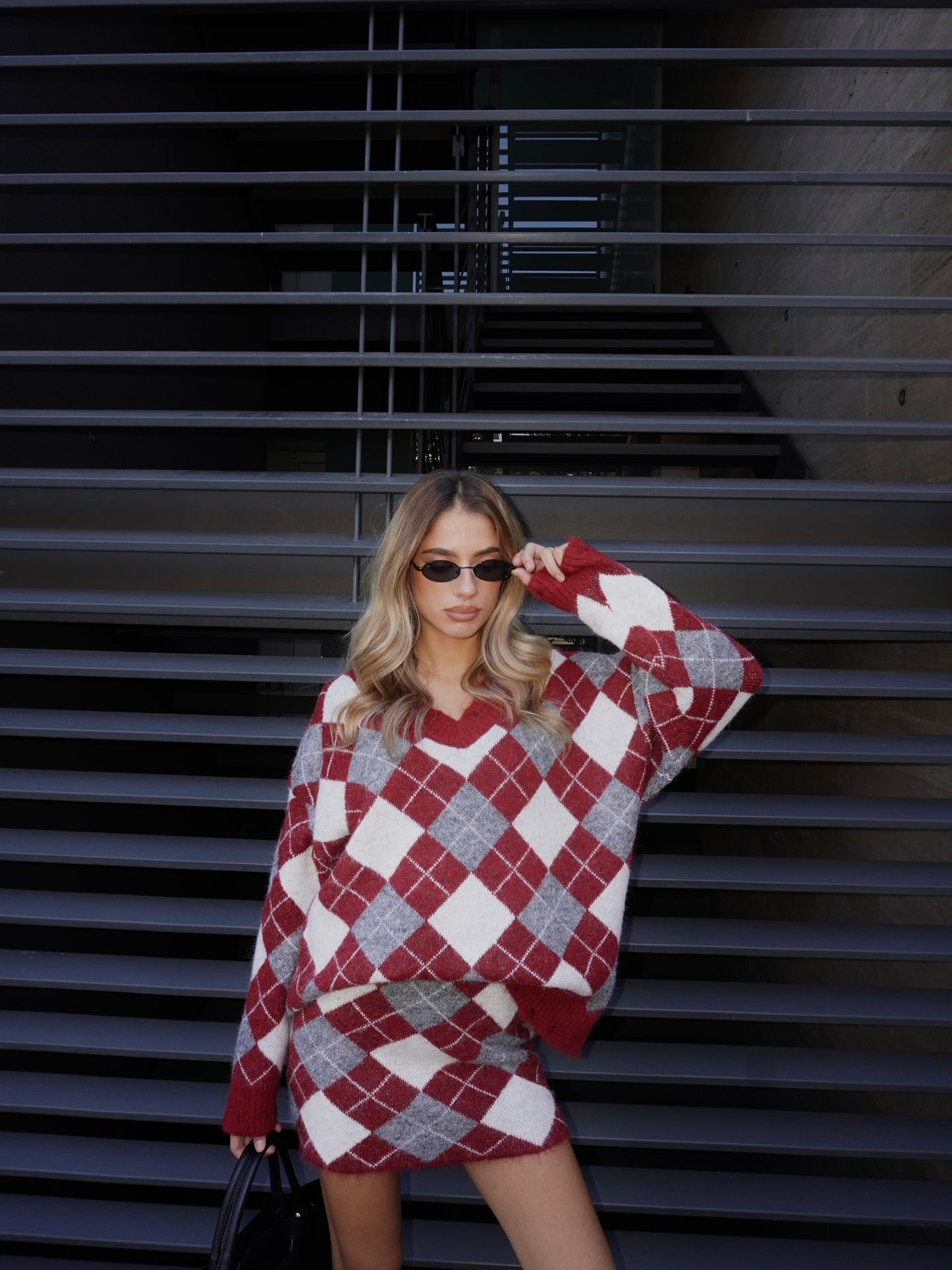 COMPLETO IN LANA MAGLIONE E GONNA