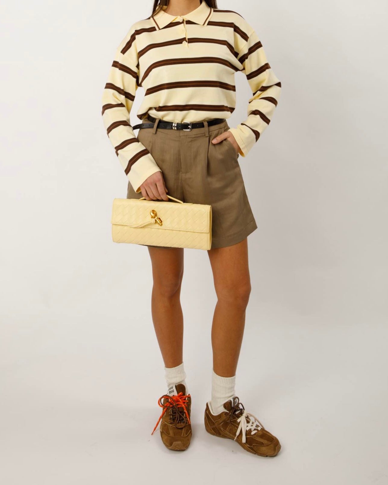 BORSA CLUTCH INTRECCIATA