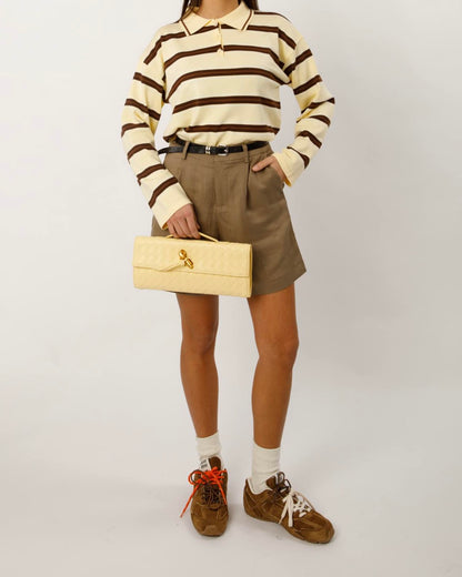 BORSA CLUTCH INTRECCIATA