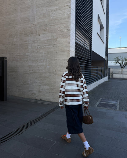 BERMUDA IN DENIM CON TASCHE