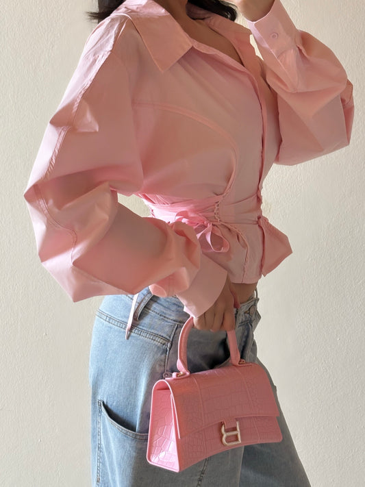 CAMICIA CON MANICHE AMPIE