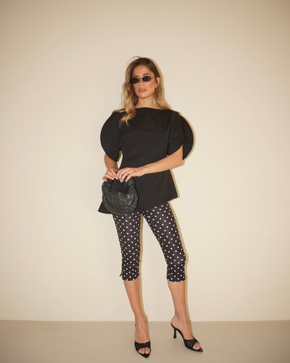 LEGGINGS CAPRI A POIS