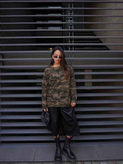 MAGLIA MILITARE CON SPALLE IMBOTTITE