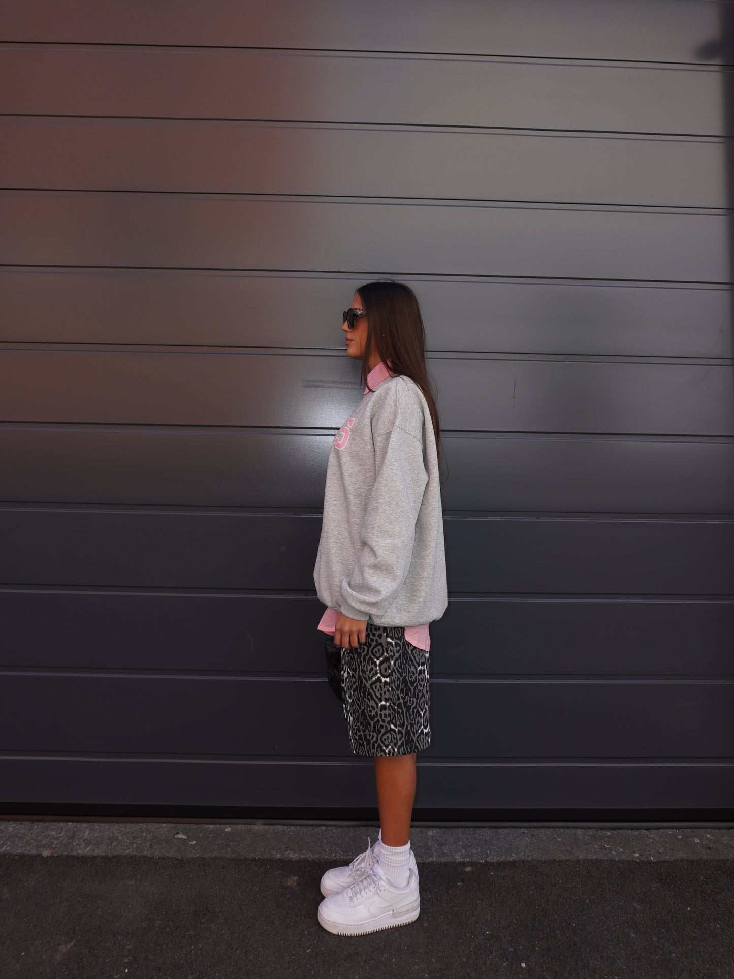 BERMUDA DENIM ANIMALIER