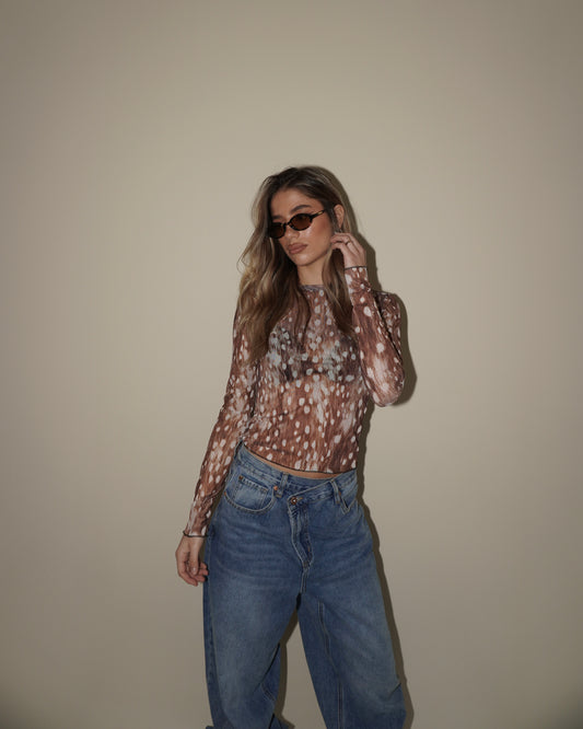 MAGLIA ANIMALIER LUMINA
