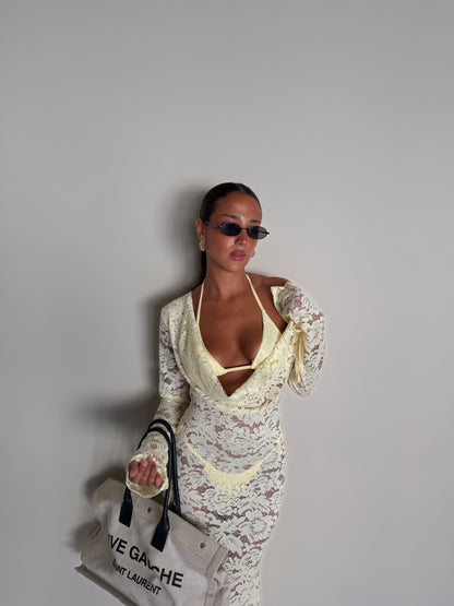 COMPLETO ABITO E BIKINI IN PIZZO