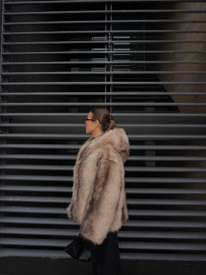 ECOPELLICCIA CON CAPPUCCIO